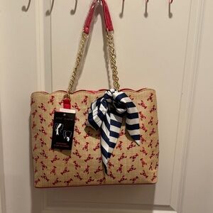 Betsy Johnson Lobster Tote bag!